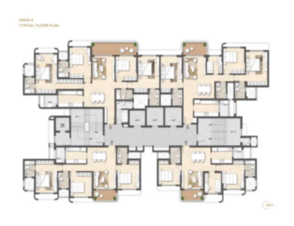 Detailed floor plan of Lodha Borivali West showcasing spacious apartment layou