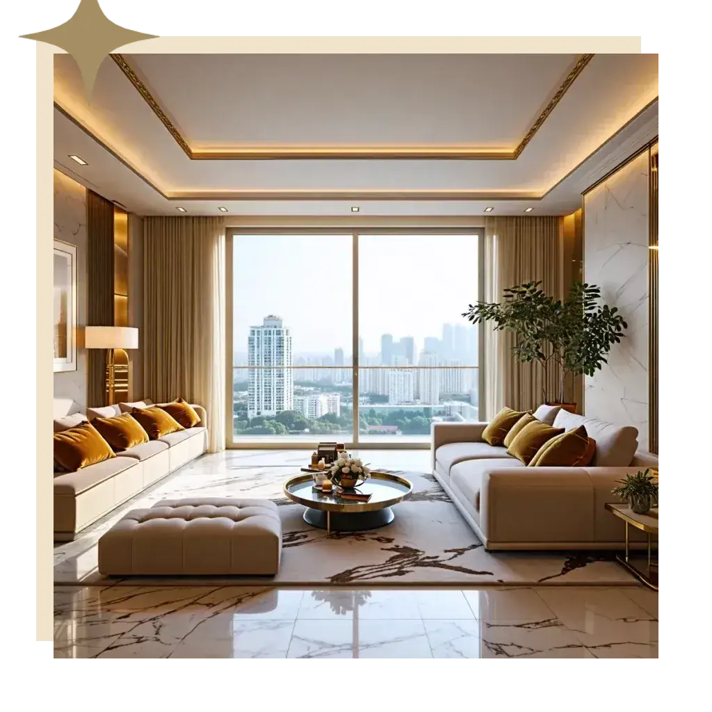 Luxurious living space at Lodha Borivali West with modern architecture
